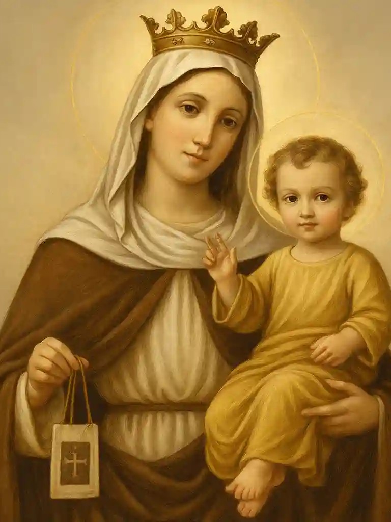 Virgen del Carmen, Reina y Patrona de Chile, con el Niño Jesús
